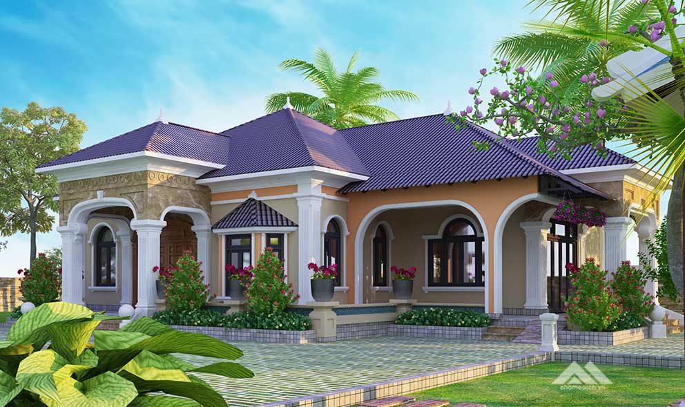 Biệt thự trệt-4 phòng ngủ