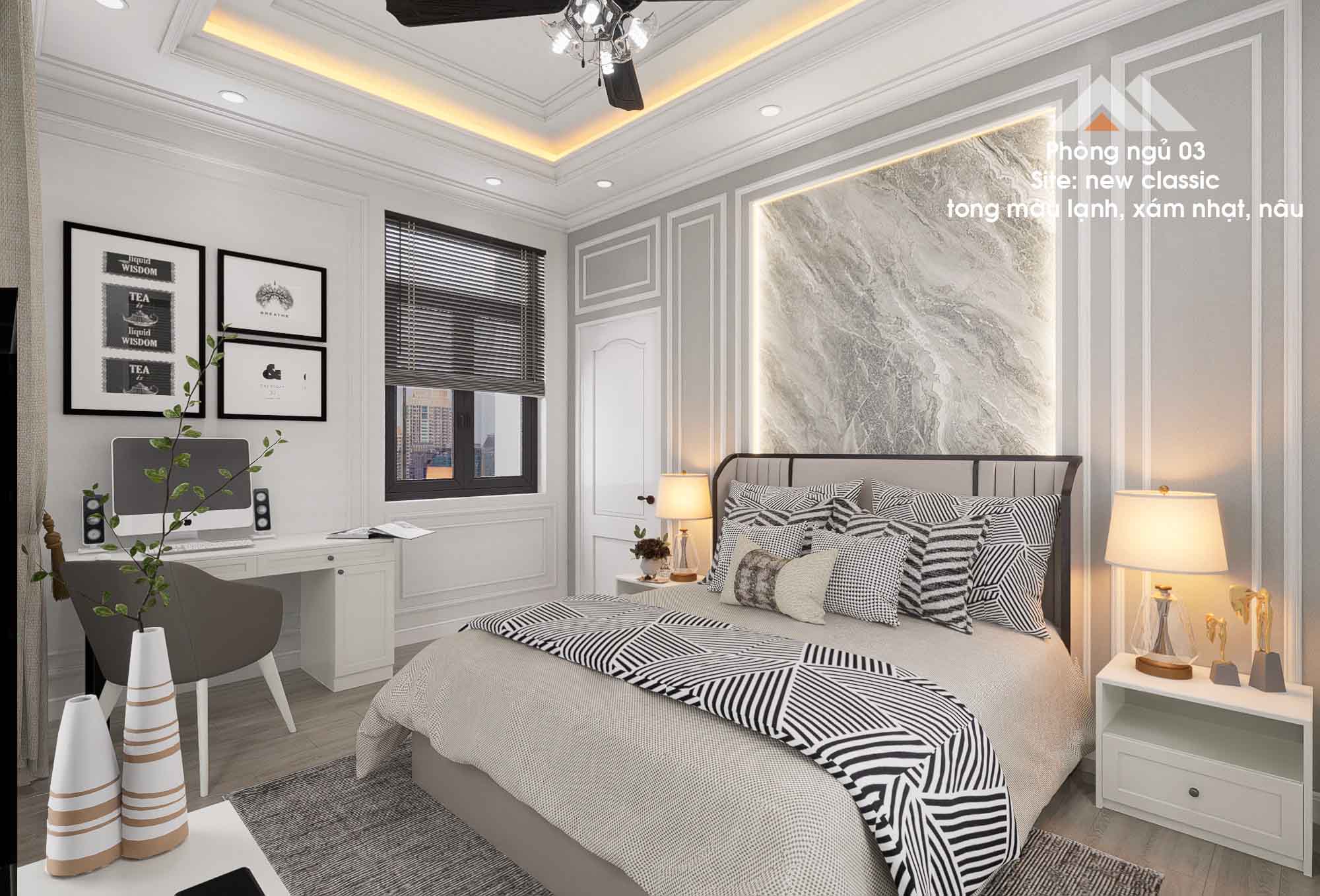 BIỆT THỰ 2 TẦNG-PHONG CÁCH TÂN CỔ ĐIỂN