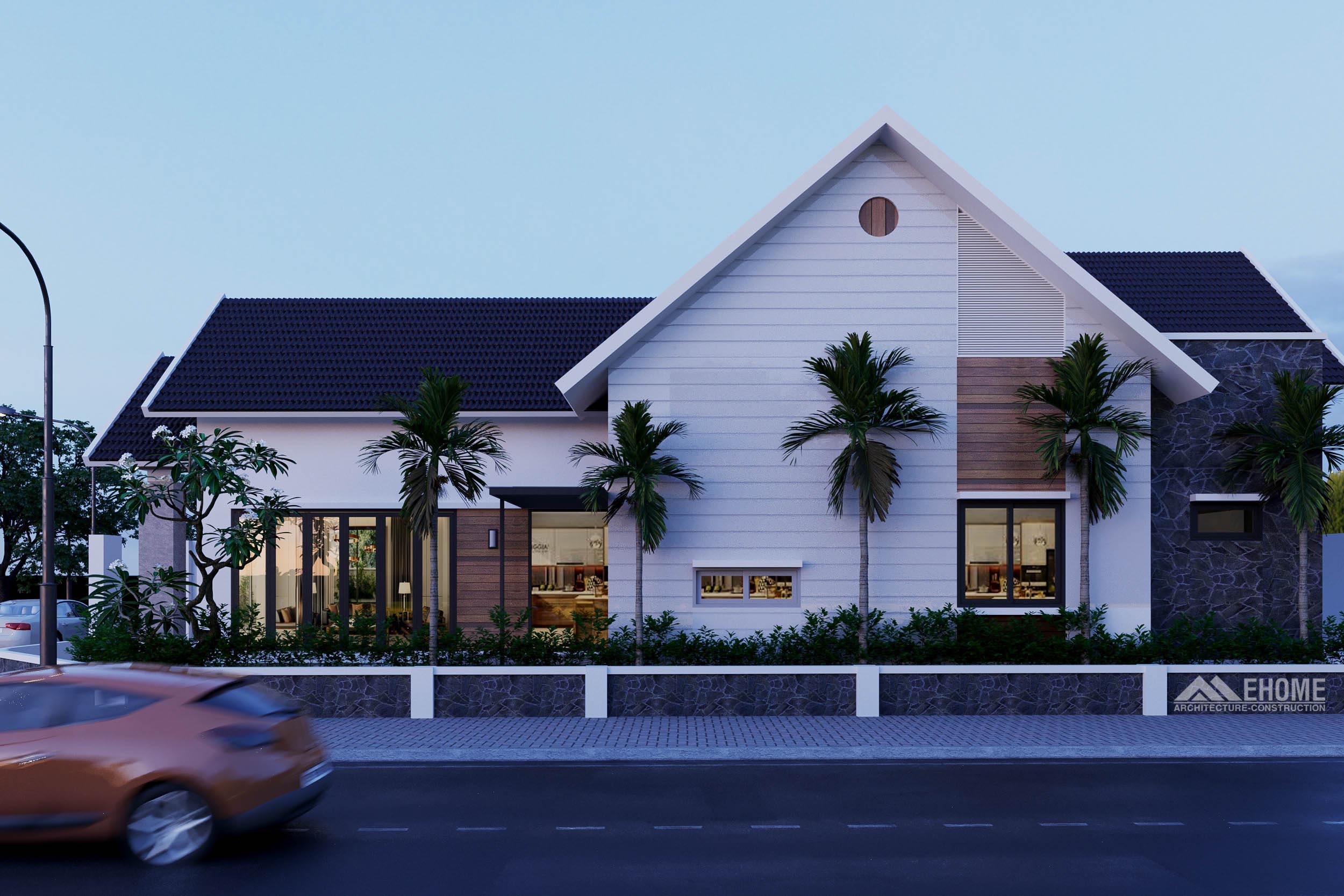 Giá xây nhà biệt thự 1 tầng khoảng bao nhiêu tiền ?