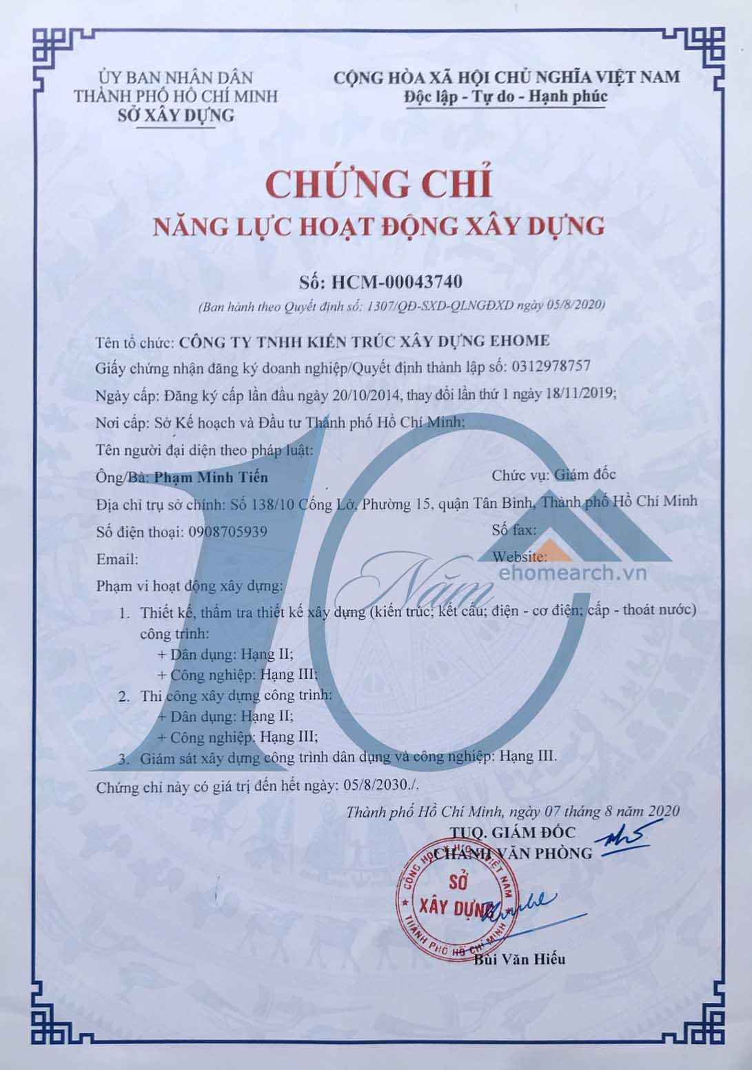 THI CÔNG TRỌN GÓI