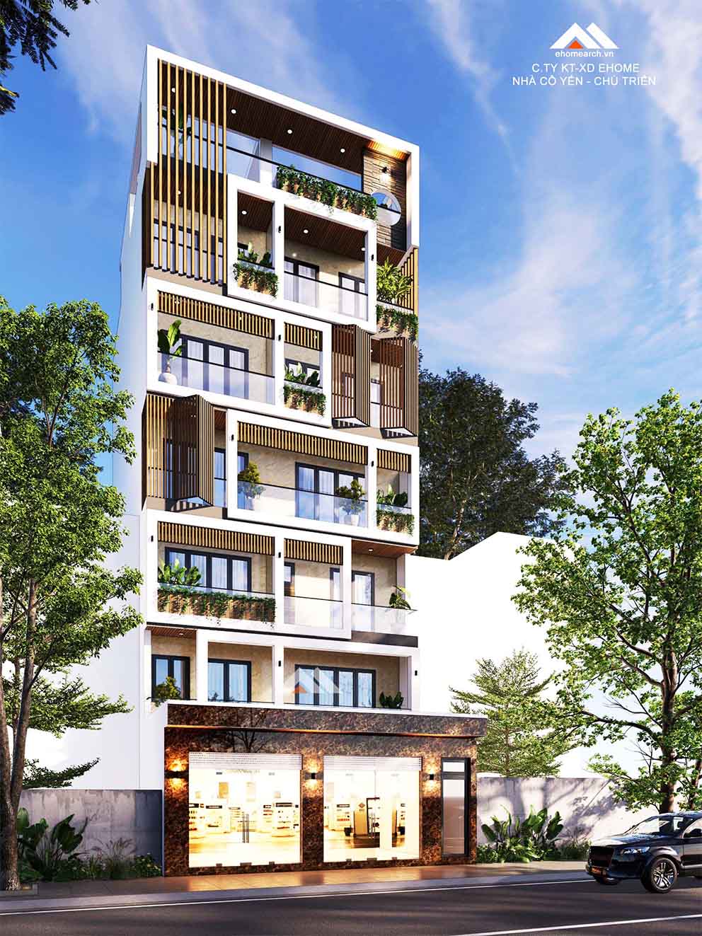 KHỞI CÔNG NHÀ PHỐ 6 TẦNG